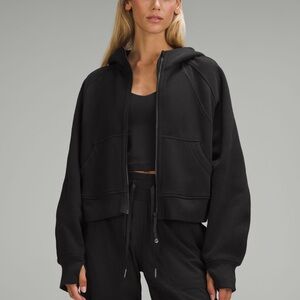 Scuba oversized full zip black M/L